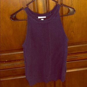 Lilly Pulitzer Navy Sweater Tank